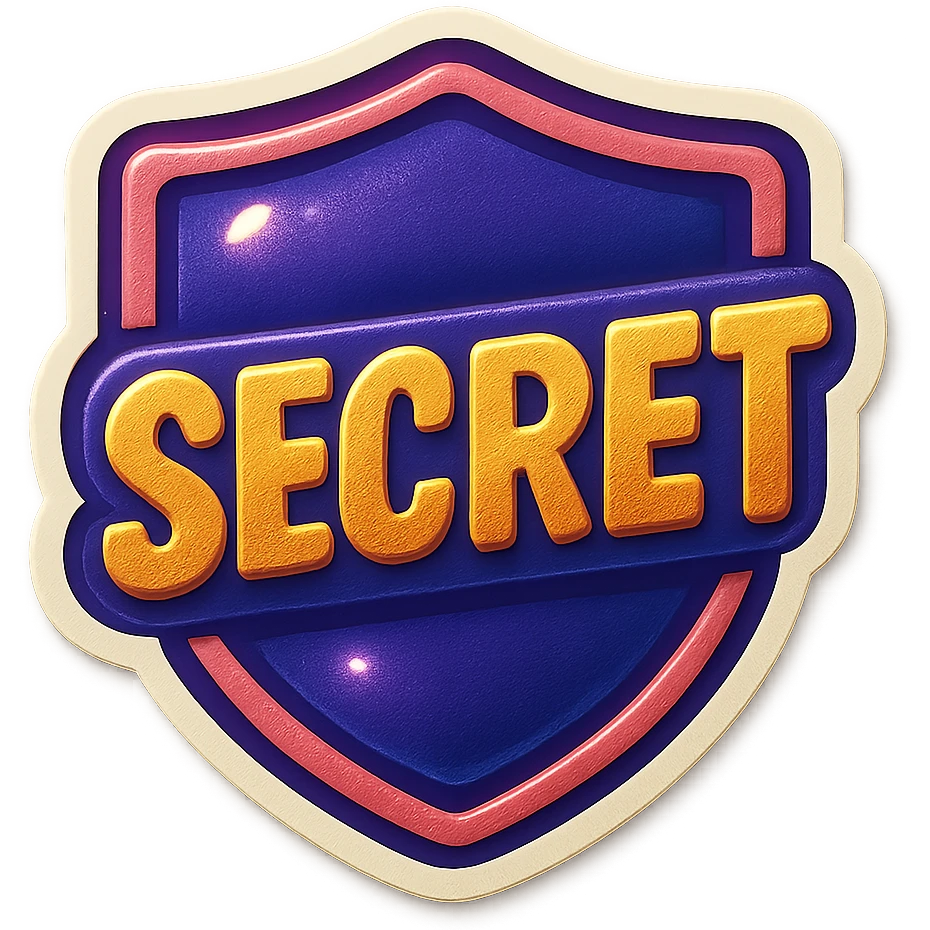 secret badge emoji