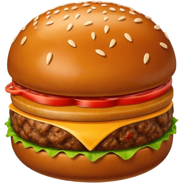 hamburger meatball emoji