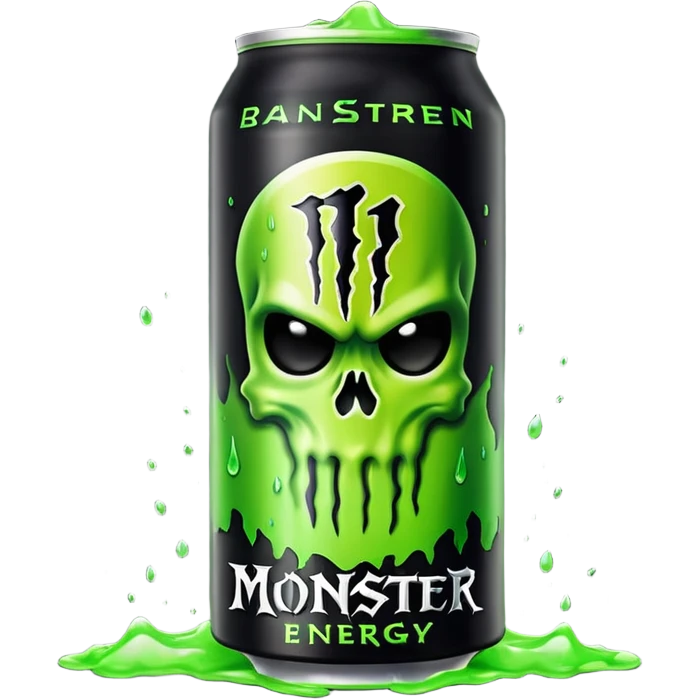 Monster energy drink emoji