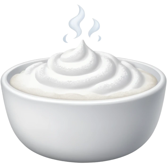 powdered sugar in bowl emoji