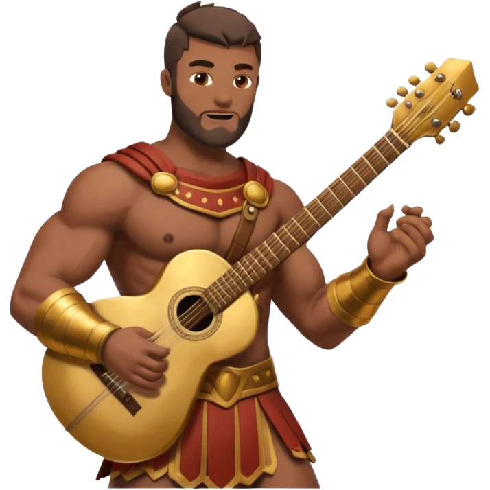 ancient gladiator play guitar emoji