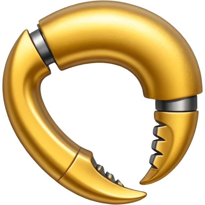 Clip claw for hair  emoji