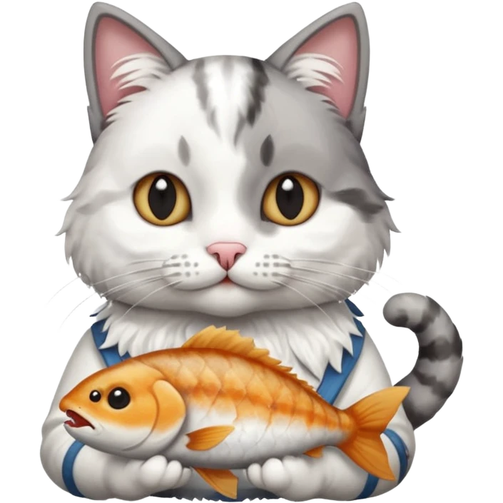  Katze mit fisch und dresdener stollen emoji