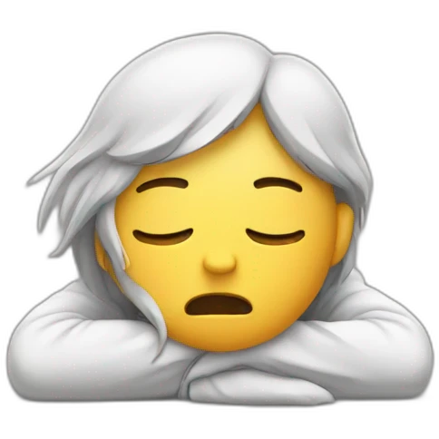 tired emoji