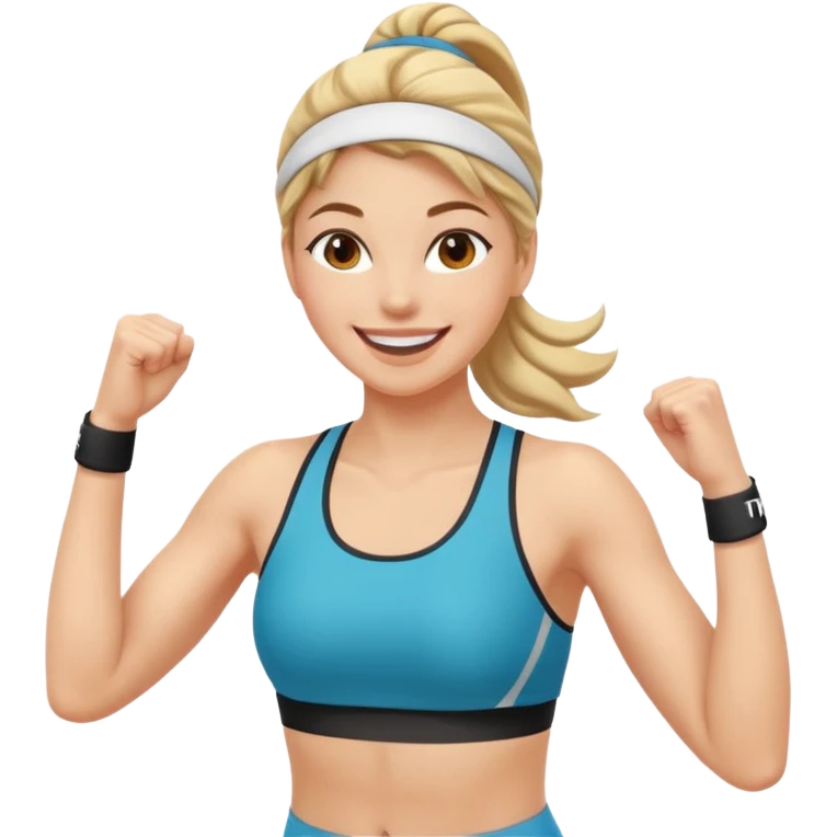 j'ai besoin d'un emoji qui encourage les femme a faire le sport emoji