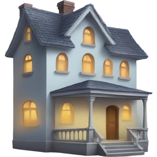 house with ghosts emoji
