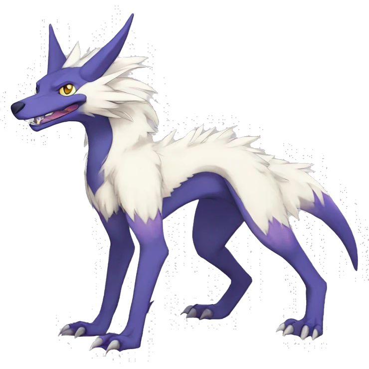 Lombax-Sergal-Vernid-Fakemon full body emoji