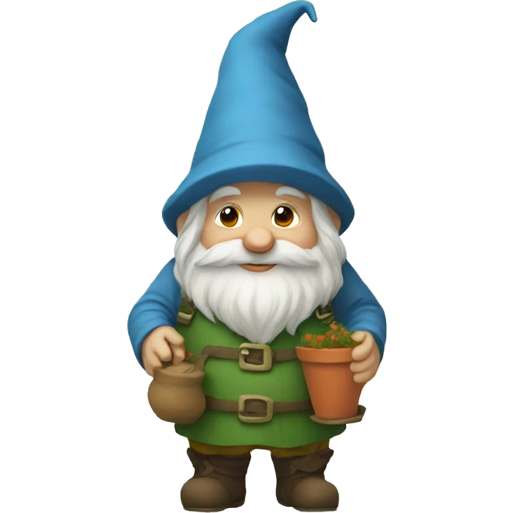 gnome with pots emoji