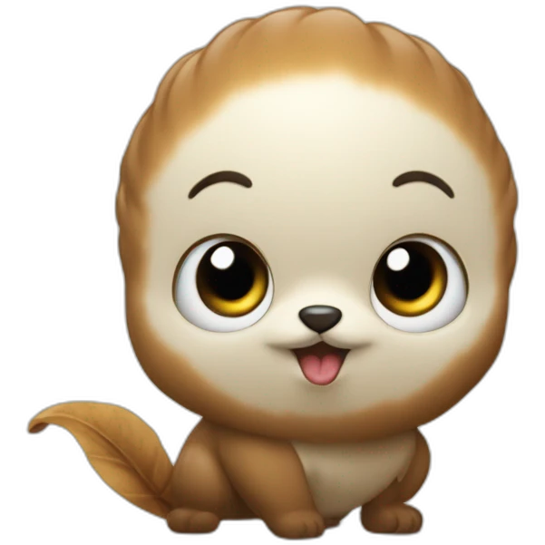 écureuil avec noisette emoji