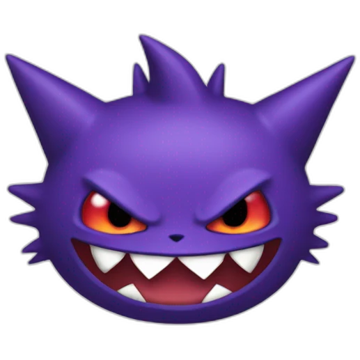Gengar wearing sombreo emoji