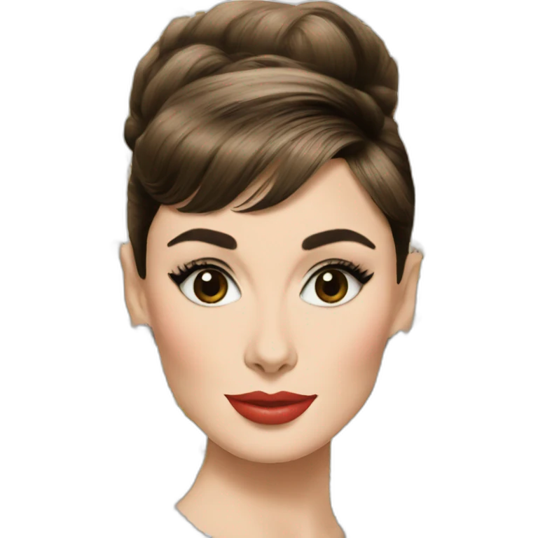 Audrey Hepburn emoji