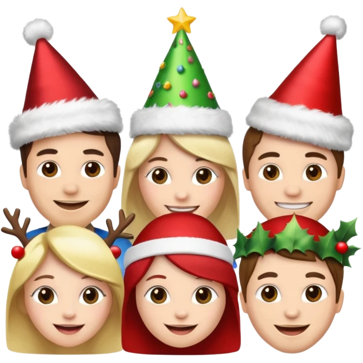 christmas emoji photobooth lets party emoji