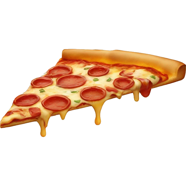 savage pizza slice, with a face arms and legs emoji