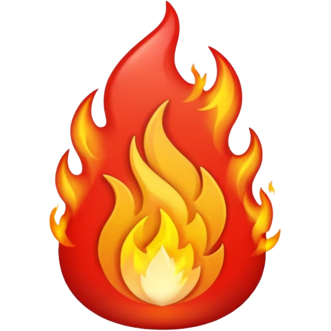 RED Fire emoji
