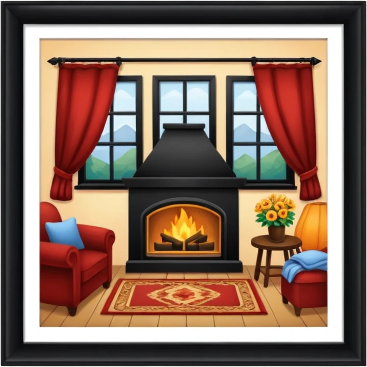 interior de una casa emoji