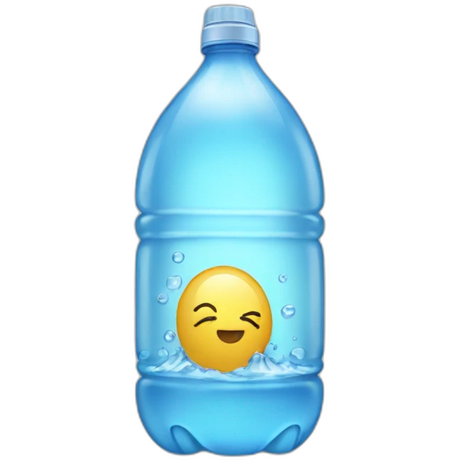 big bottle of water emoji