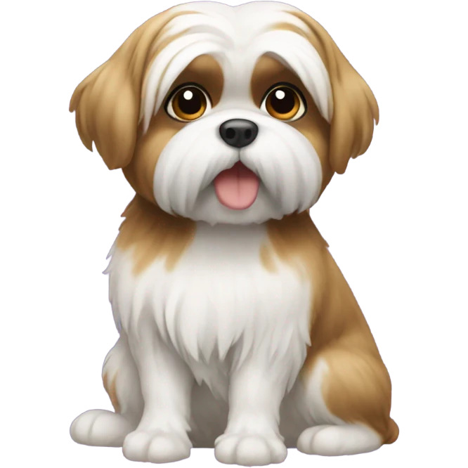 Shitzu sitting  emoji