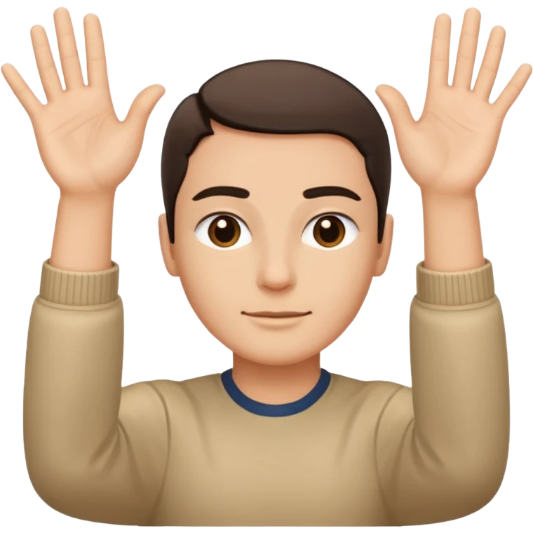 A calm face with one eyebrow slightly raised and both hands out in front, palms up, like saying ‘well, obviously’ — expressing a logical or self-evident reaction. emoji