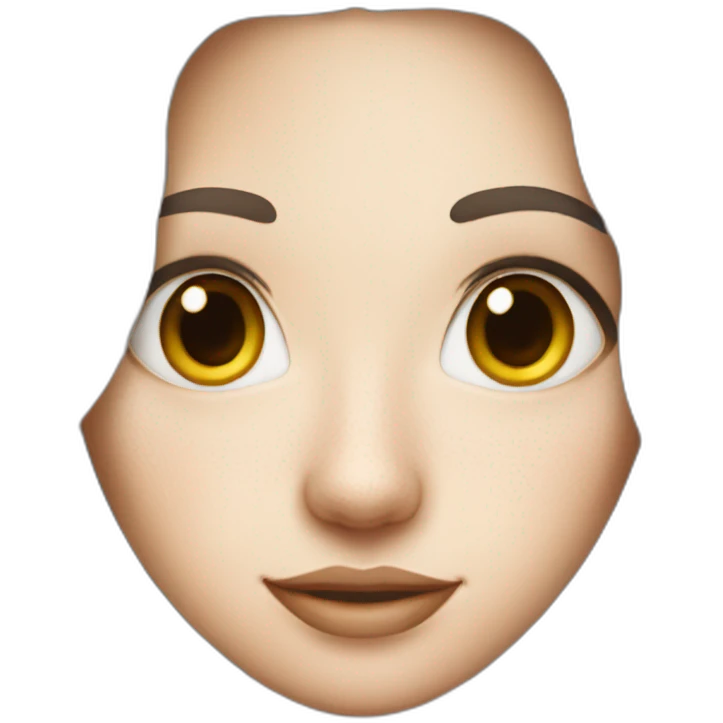 Women and White hair and white skin and freckles emoji