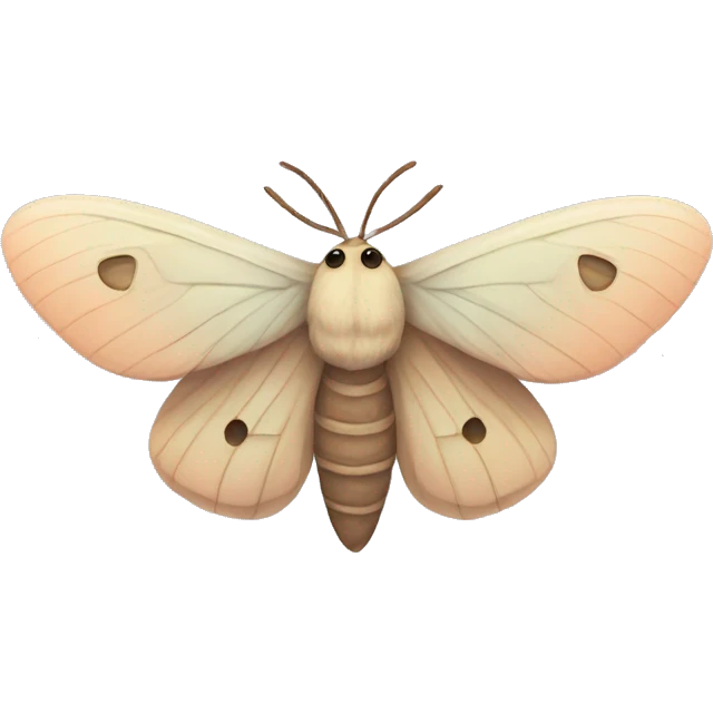 Moth pastel emoji