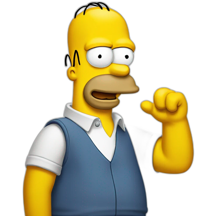 Homer simpson emoji