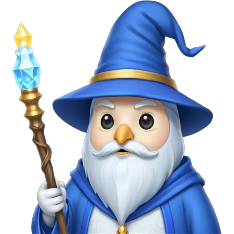 Penguin Wizard emoji