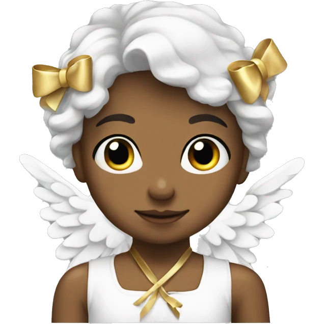 Angel with bow emoji