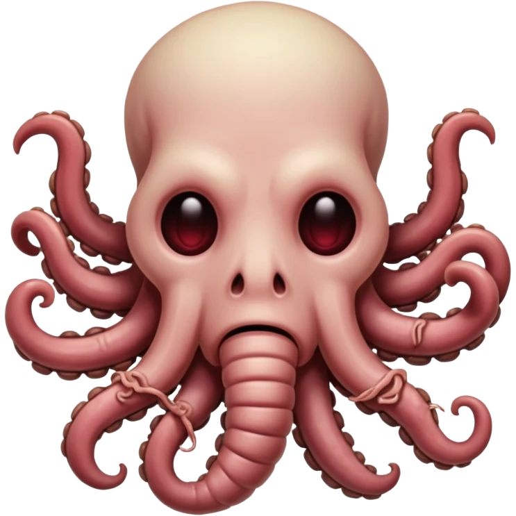 Rotting intestines smile lovecraftian horror emoji