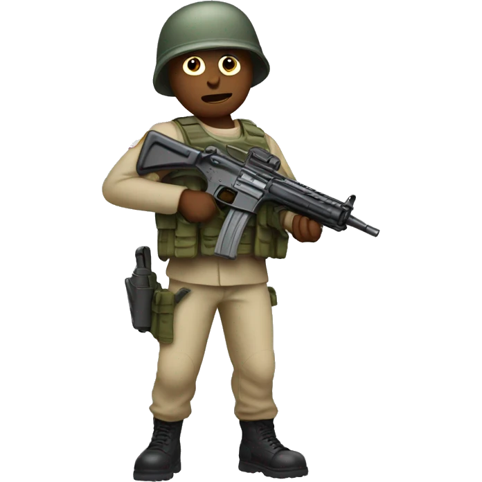 soldier with a gun emoji