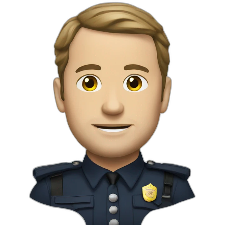 macron police emoji