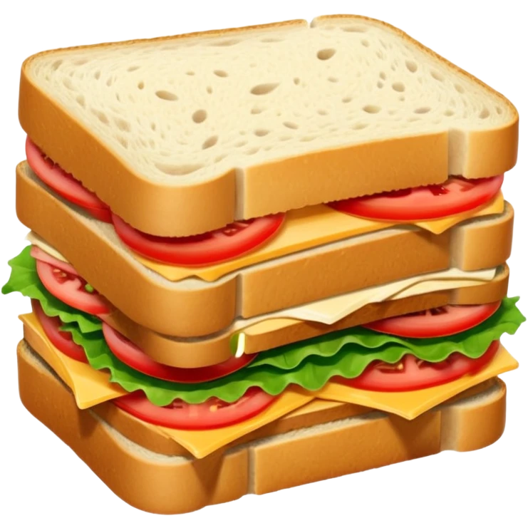 half cut sliced sandwich  emoji