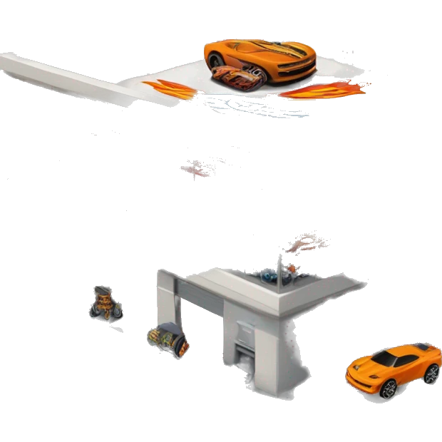 2xl Multi-story garage for capacity 500 hot wheels cars. emoji
