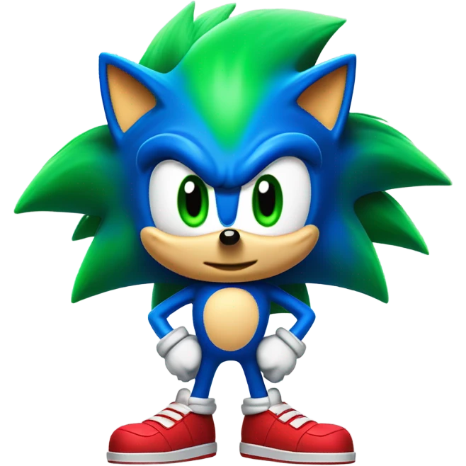 Sonic the hedgehog  emoji