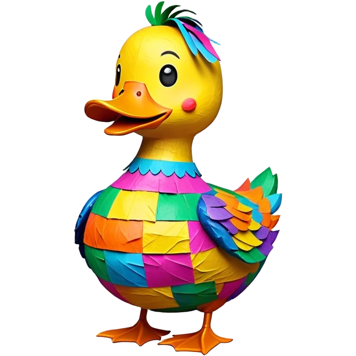 Funny duck piñata  emoji