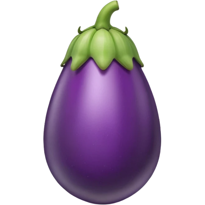 Eggplants touching tips emoji