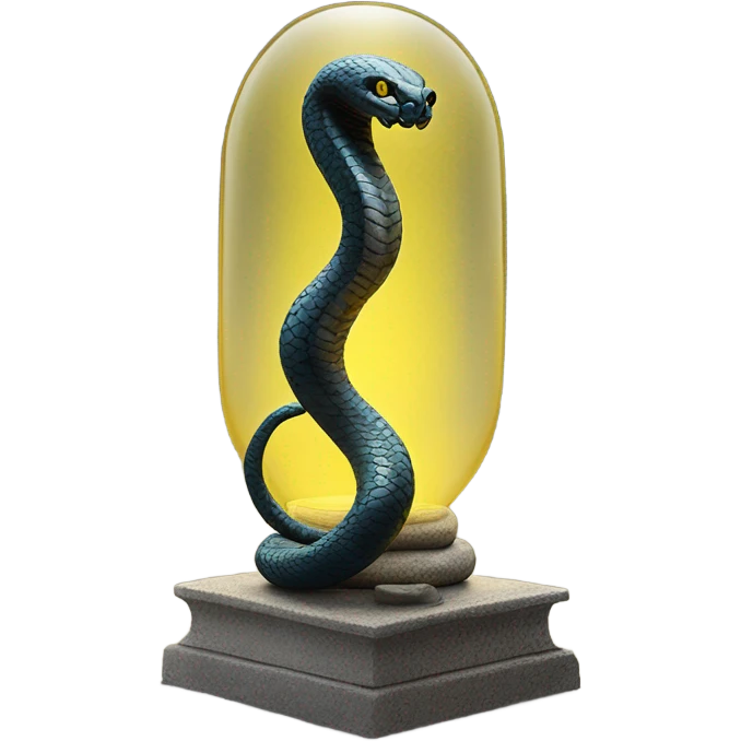 "cobra yellow light" in lamp glass support stone emoji