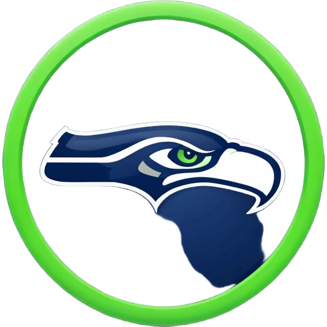 NFL Seahawks logo emoji emoji