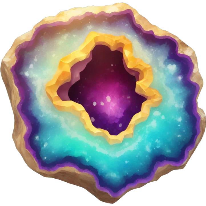 Colorful Geode emoji
