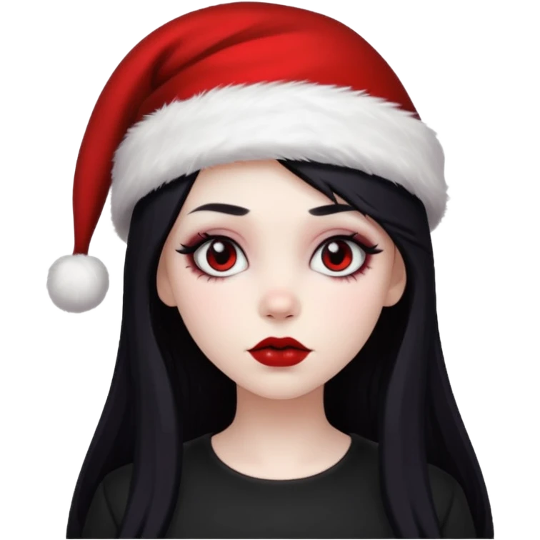 goth christmas emoji