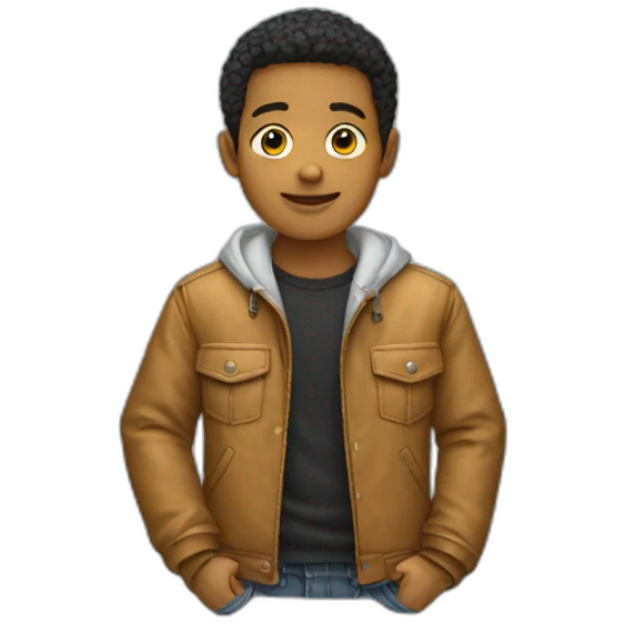 jacket boy emoji