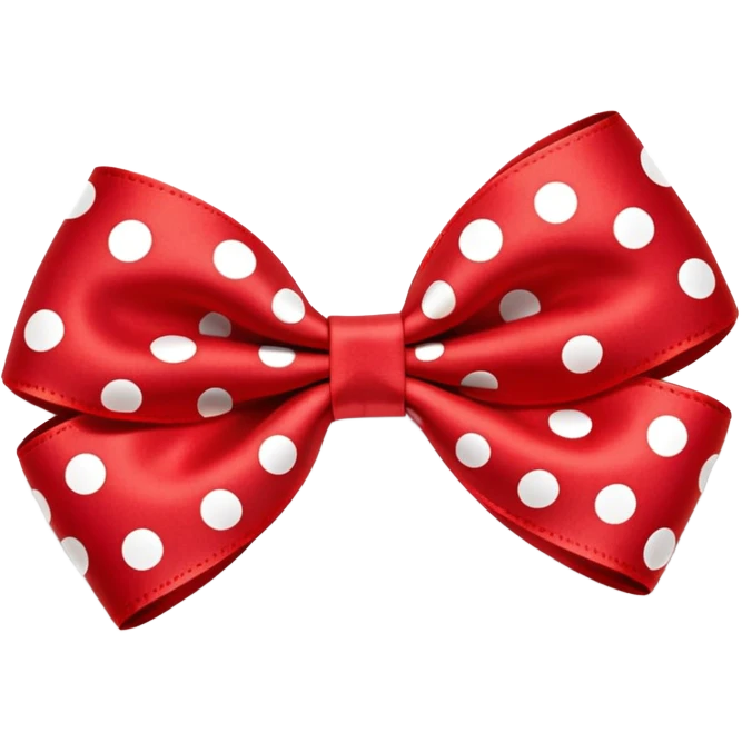 Minnie Mouse bow emoji