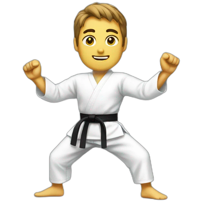 Karate master emoji