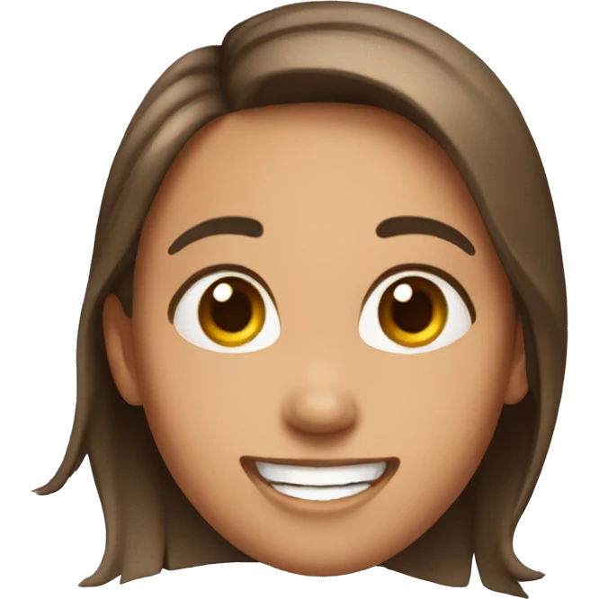 Happy girl emoji