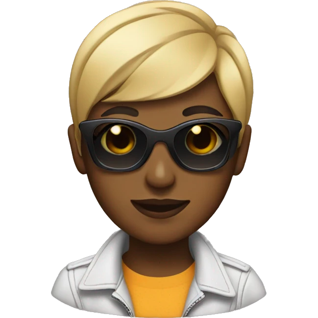 Lesbian with sunglasses  emoji