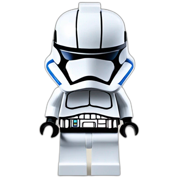 Stikcer of Lego Star Wars Trooper emoji