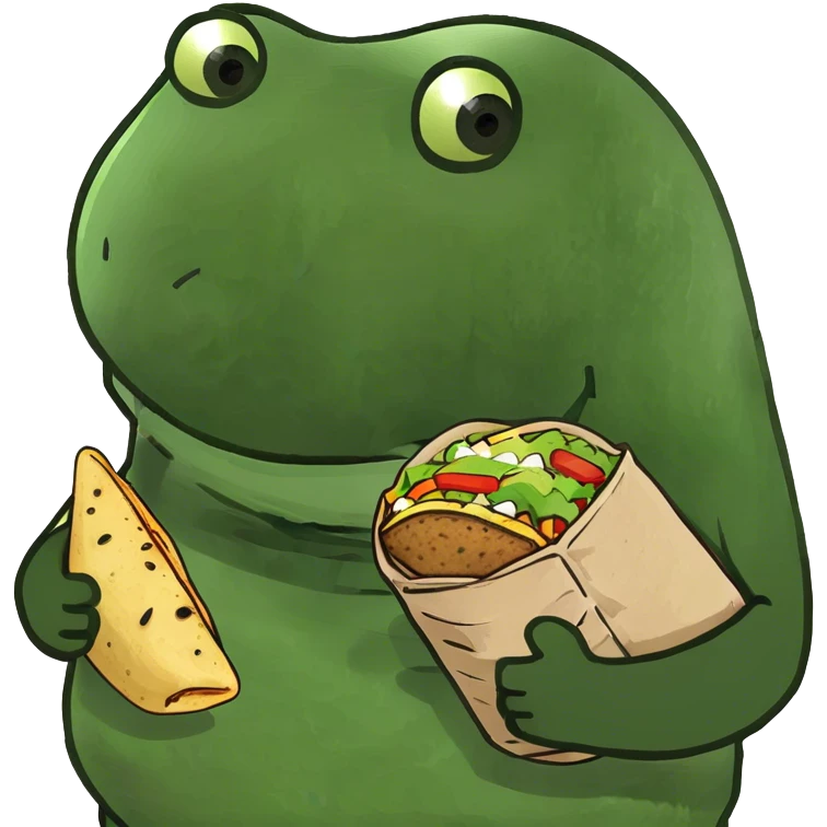 fat kid eating a burrito  emoji