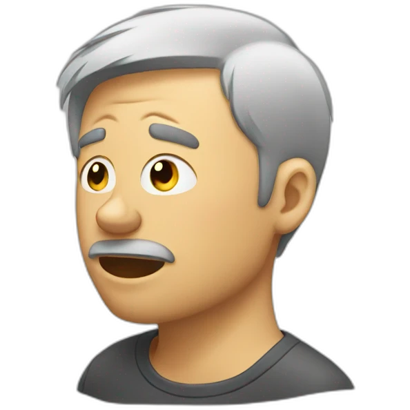 man who scratches his head emoji