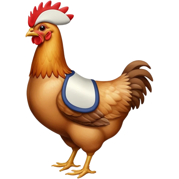 Chicken jockey emoji