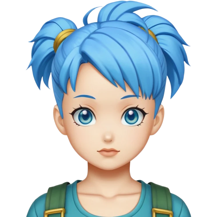 Bulma from Dragon Ball emoji