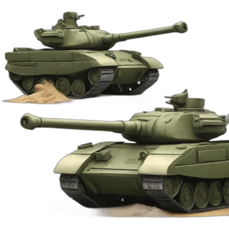 Tank squashing cat emoji
